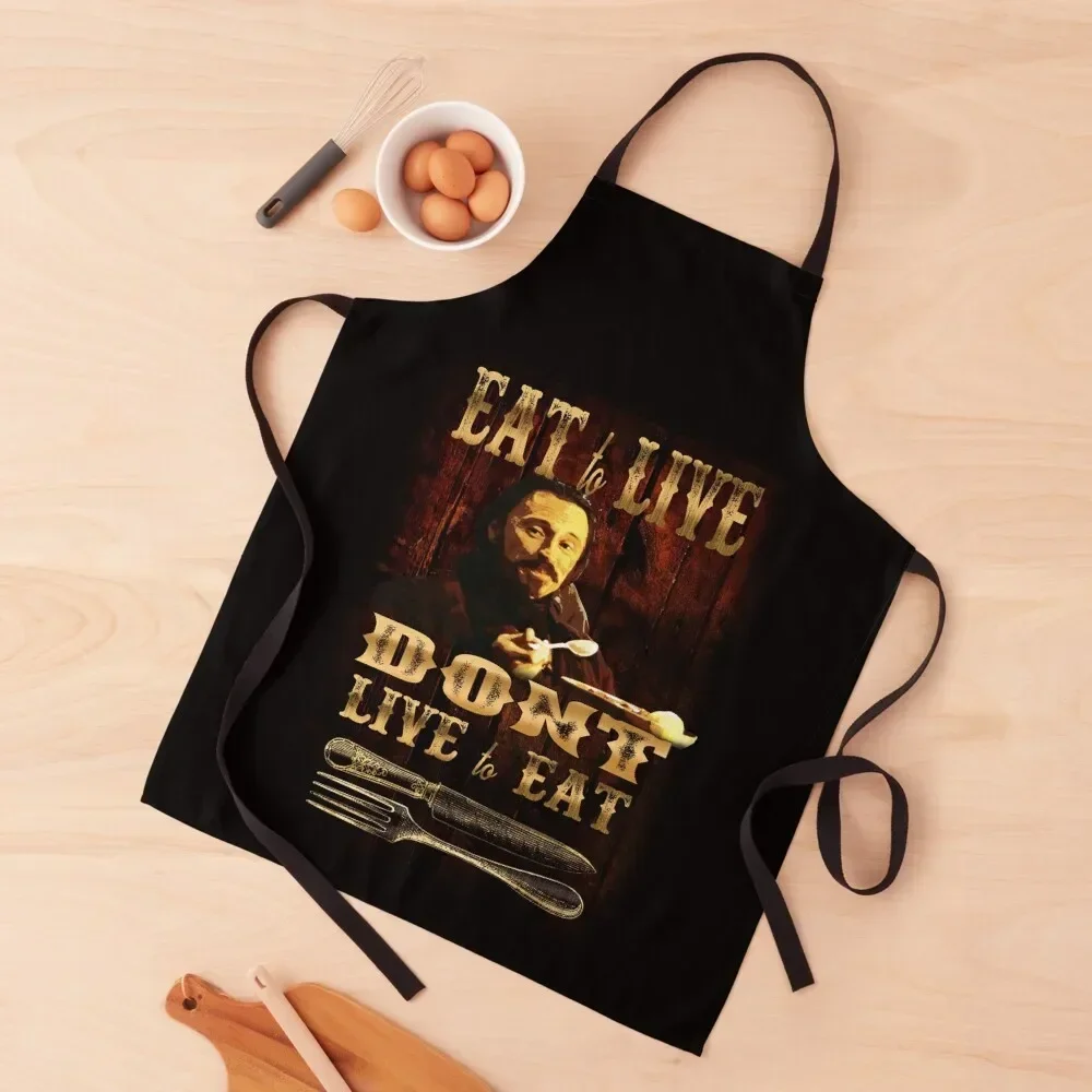 Ravenous Eat to Live, Don't Live to Eat Apron Kitchen Man waterproof for women Apron