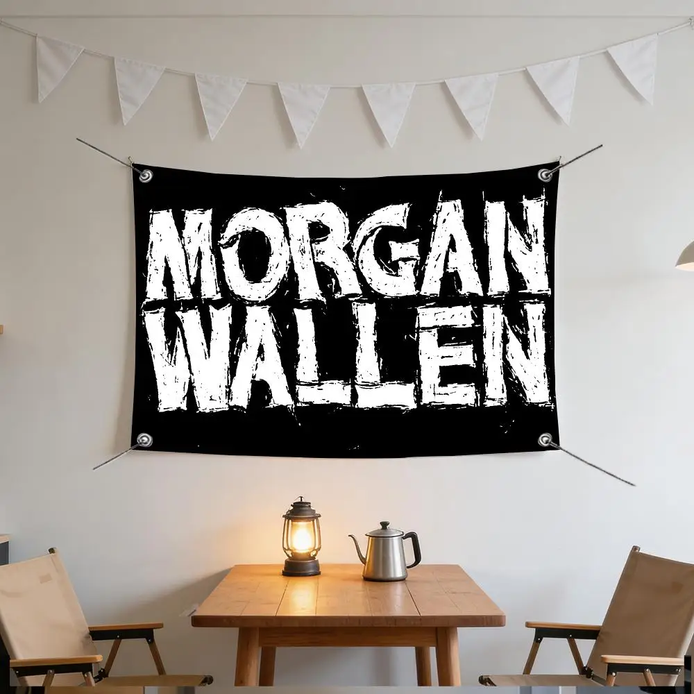 Music Awarded Morgan Wallen Flags Specialized for indoor and outdoor home decorations, outdoor camping, and bar parties