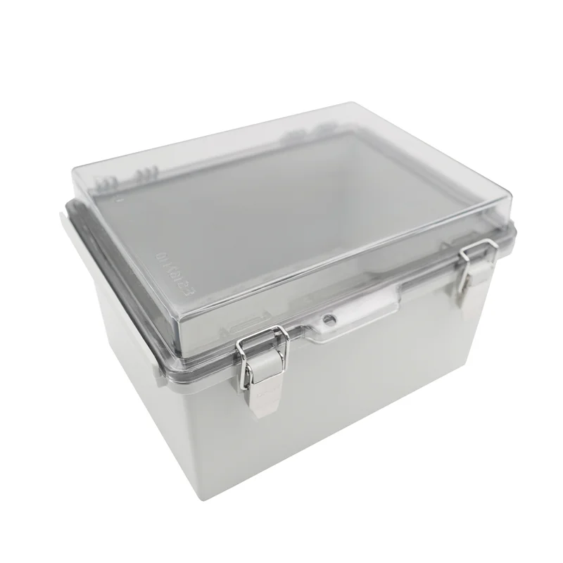 210x160x100mm ABS Plastic Electric Juction Box For Electronic Circuits Waterproof Dustproof Terminal Block Transparent Case