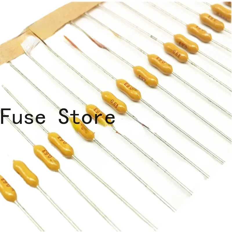

10PCS Imported Original Resistive Fuse 0491.800NRT1 0.8A 800mA 125v Yellow