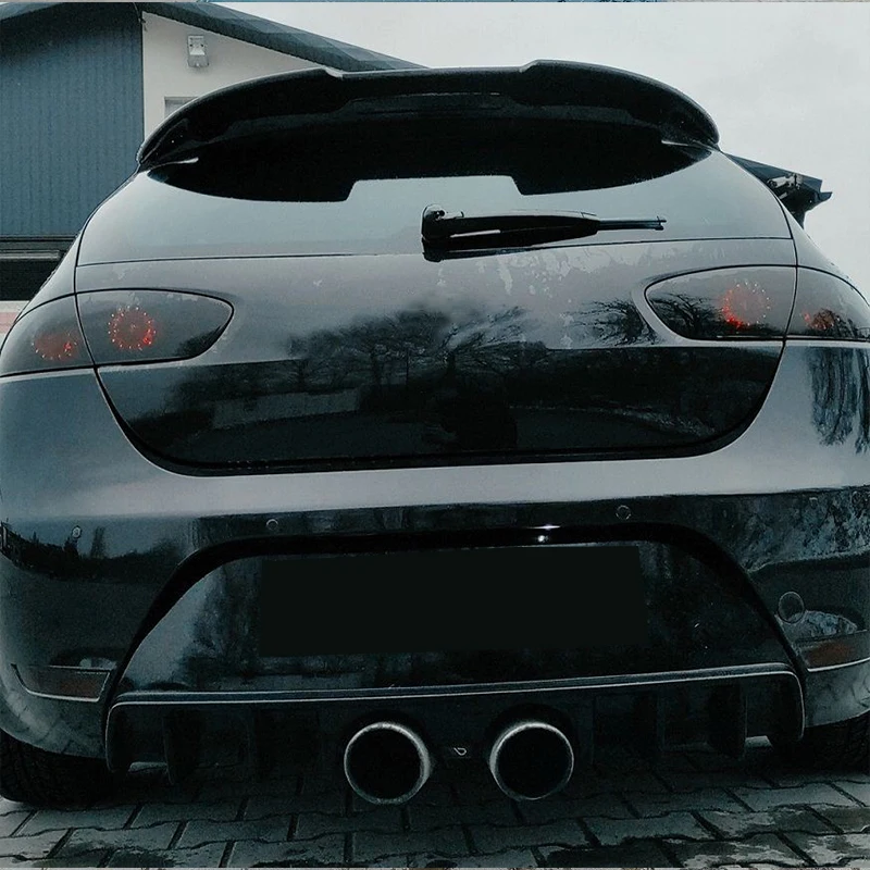 Achterklepspoiler, dak spoiler, splitter, achteruitbreiding spoilerkap tuning voor Seat Leon MK2 1P Facelift 2009-2012 MAXTON stijl - afbeelding 2