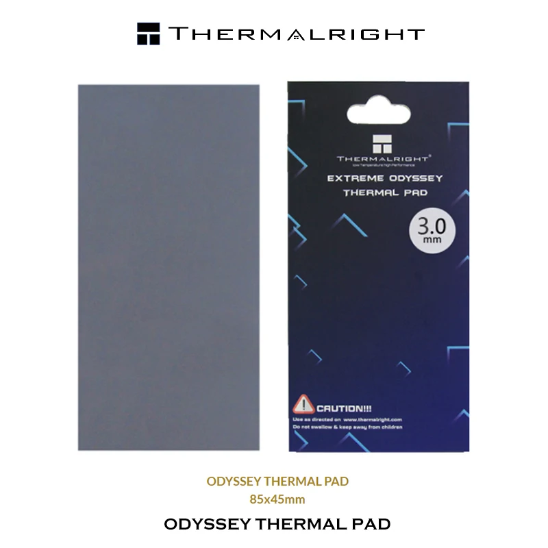 Thermalright Thermal Pad ODYSSEY 12.8 W/mk untuk CPU/GPU/RAM/SSD,RTX4090 kartu grafis pendingin non-konduktif