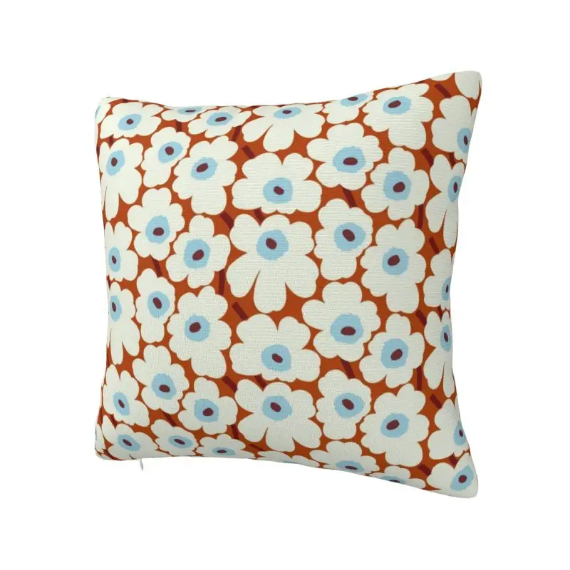 Custom Little Poppy Print Pillow Case 45x45cm Fashion Modern Style Cushions Square Pillowcase