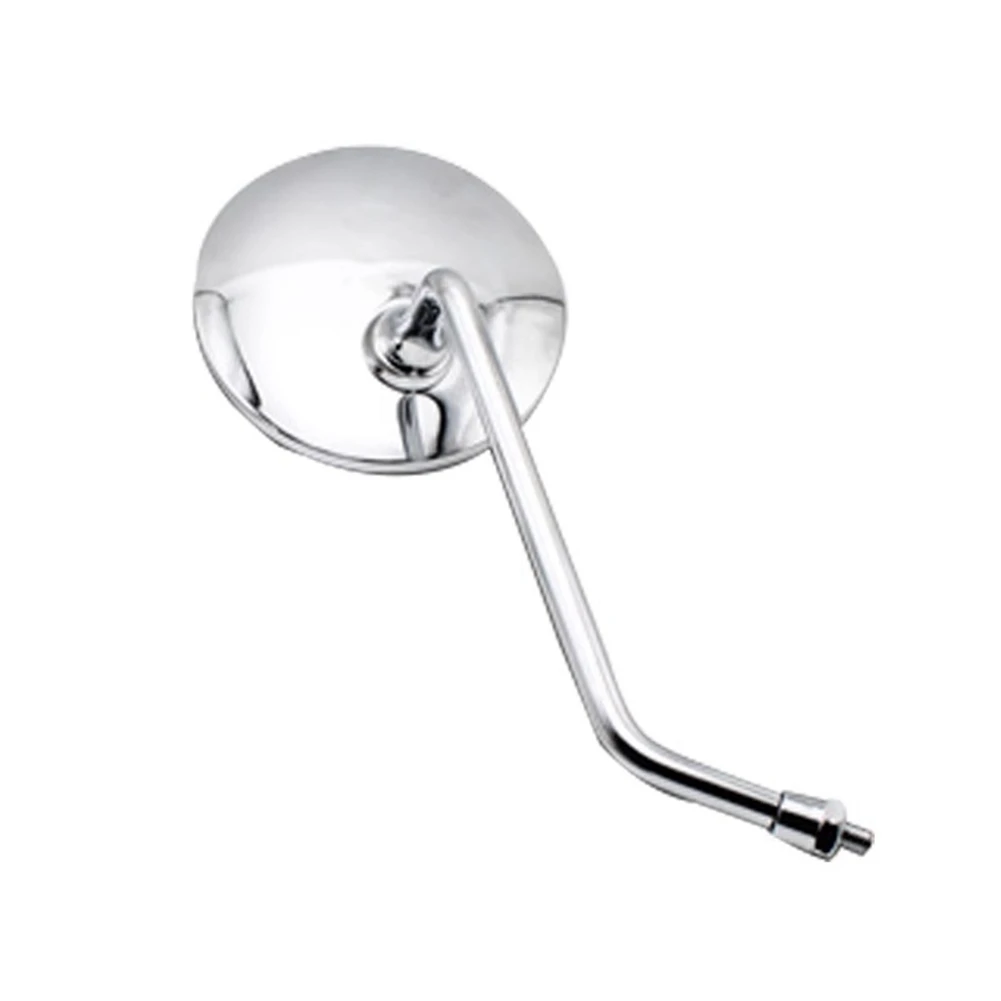 

Precisionn 1 Pair Motorcycle Scooter Mirrors Universal Motorbike Rear View Mirror 8Mm Round Oval Convex Mirrors