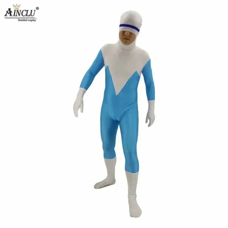 

Boys Men Frozone Lucius Best Cosplay Costumes Spandex Movie The Incredibles Bodysuits Jumpsuits