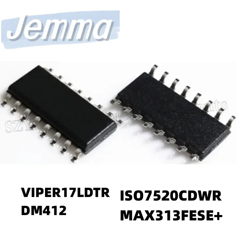 1PCS  SOP16-VIPER17LDTR DM412 ISO7520CDWR MAX313FESE+