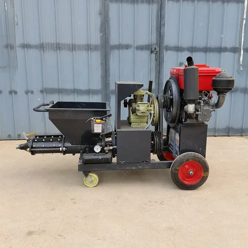 Cement Plaster Spraying Machine Sprayer Cement Mortar Spraying Machine