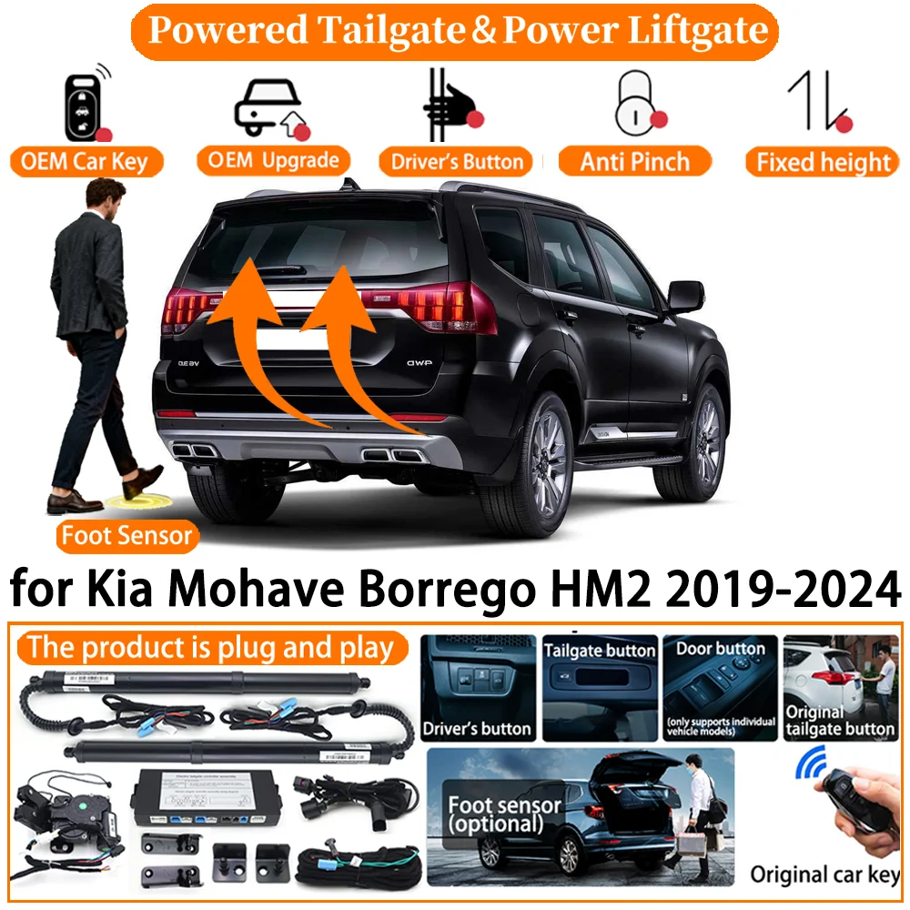 

Car Smart Powered Tailgate system for Kia Mohave Borrego HM2 2019-2024 Automatic Electric Power Tailgate Tail Gate Lift Opener