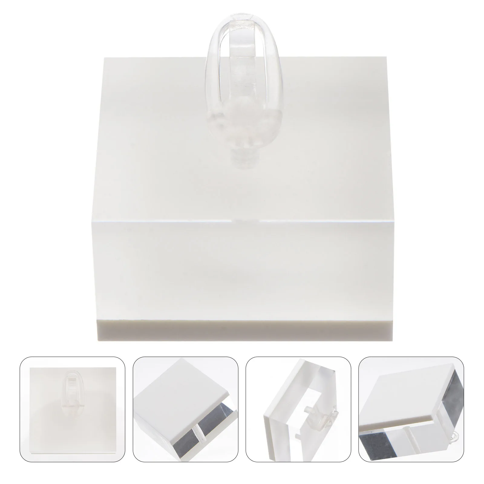 

1Pcs Ring Storage Stand Transparent Acrylic Display Rack Compact Size Durable Jewelry Organizer Safe Ring Storage Holder