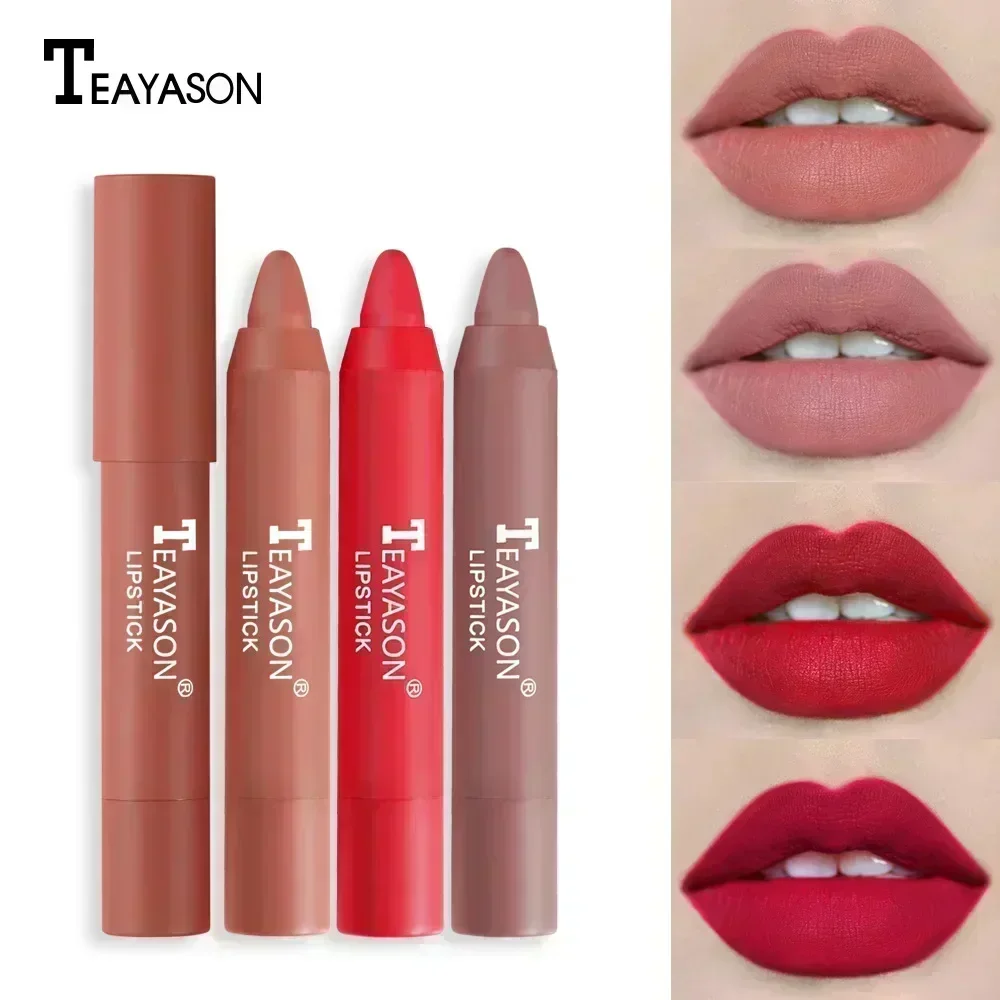 12 Color Matte Lipstick Moisturizing Waterproof Velvet Texture Natural Lasting Lipstick Non Stick Cup Hot Sale Fashion Cosmetics