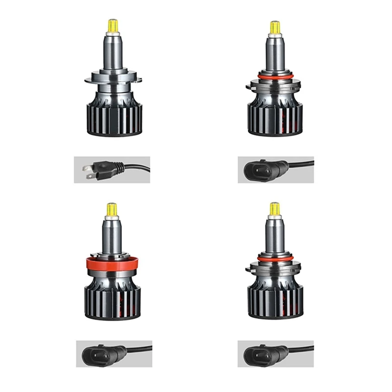 LED 자동차 헤드라이트 전구, 캔버스 LED 360, 3D 자동 램프, 350000LM, 800W