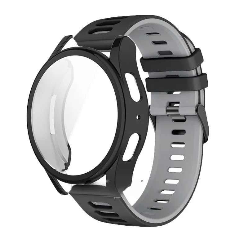 حافظة سيليكون بحزام كبير لساعة سامسونج جالاكسي ، حافظة ساعة ذكية FE ، غطاء سوار معصم ناعم للنساء ، الرياضة ، 7 ، 44 ، 40