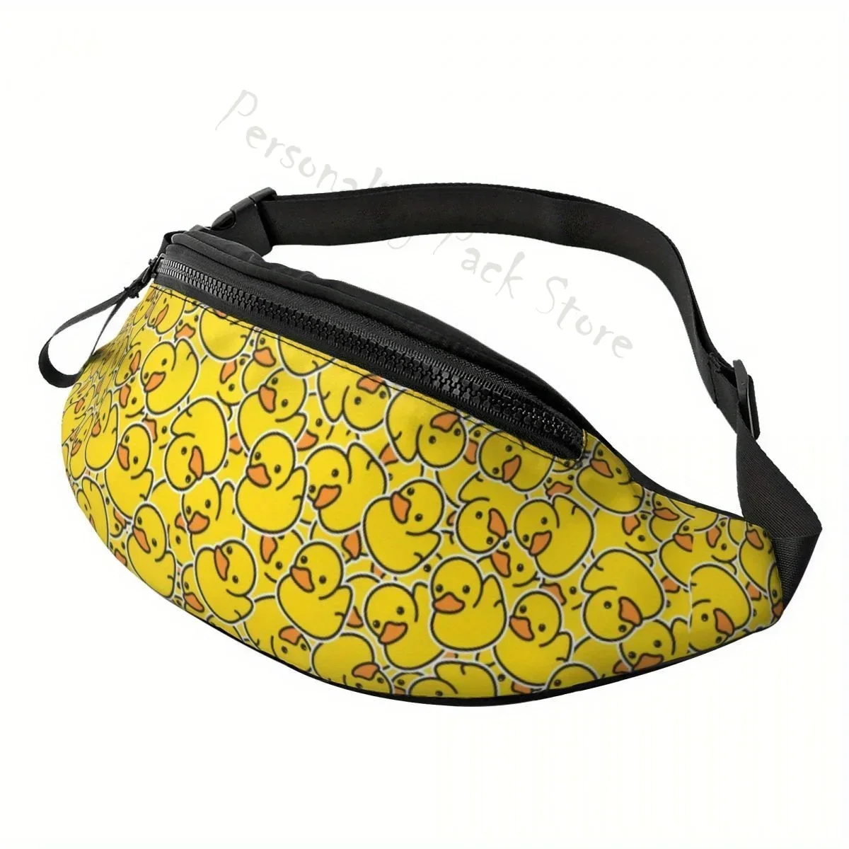 

Yellow Duck Flowers for Women & Men Waist Pack Hip Bum Bag Large Capacity Waterproof for Traveling Casual Cycling Running Hiking