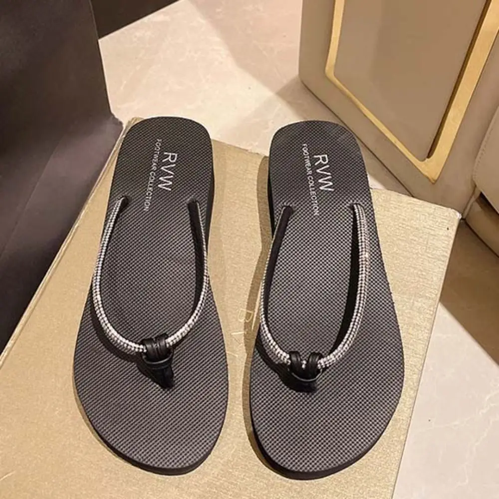 لينة بولي كلوريد الفينيل كريستال الوجه يتخبط مقاوم للماء عدم الانزلاق عطلة الشرائح الصنادل أحذية منصة نعال شاطئ النساء هدية #4