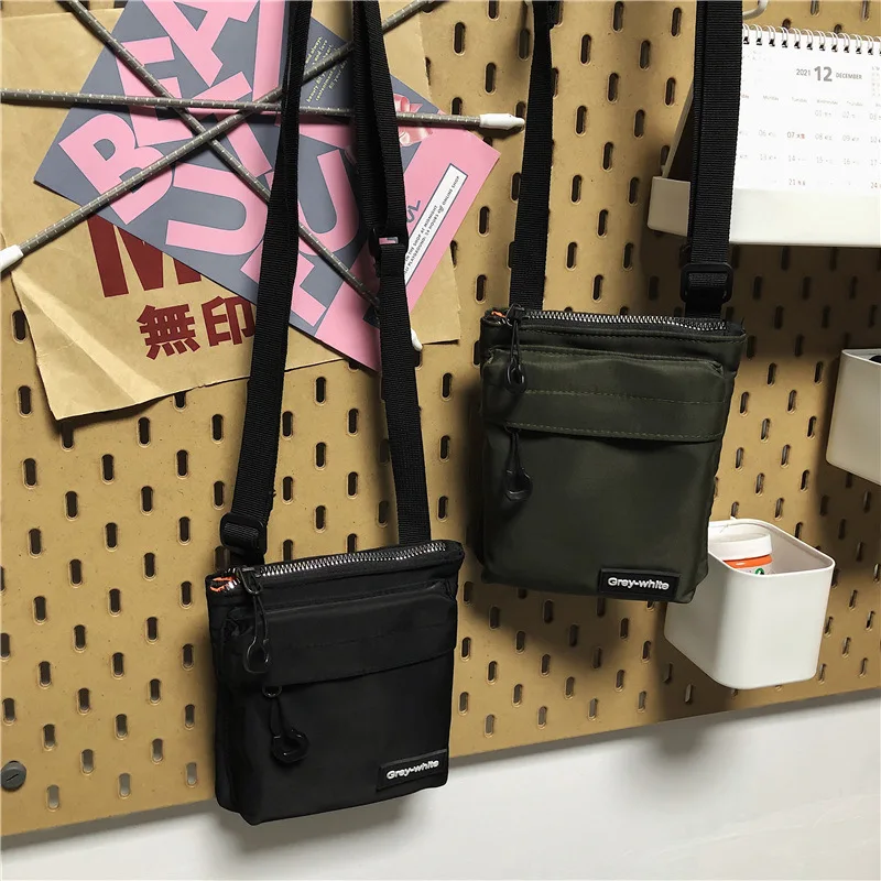 

Маленькая квадратная мини-спортивная модная нейлоновая сумка через плечо для мобильного телефона, сумки через плечо для женщин и мужчин