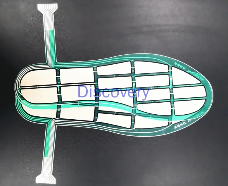 Custom 39 Yards RX-ES39A Piezoresistive Flexible Film Foot Pressure Sensor 14 Independent Sensing Points FSR