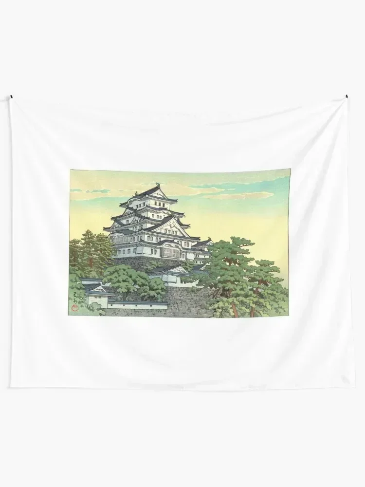 Kawase Hasui Pacific Transport Lines Himeji Castle Tapestry Bedrooms Decorations Wall Decor Tapestry