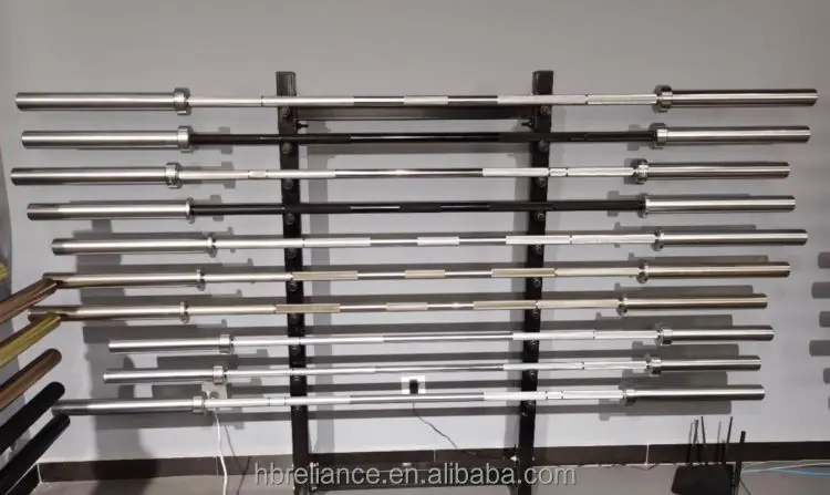 Barra de levantamiento de pesas de 2,2 M, barra de pesas Olimpica para gimnasio, barra de pesas de levantamiento de pesas de acero de aleación de 20kg a la venta