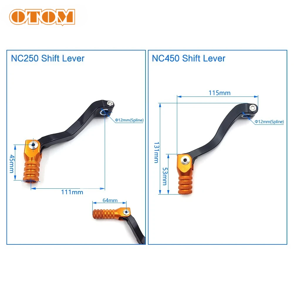 Motorcycle CNC Folding Gear Shift Lever Configure Extended Pedals For ZONGSHEN NC250 NC450 Kayo BOSUER MOTOLAND AVANTIS ENDURO