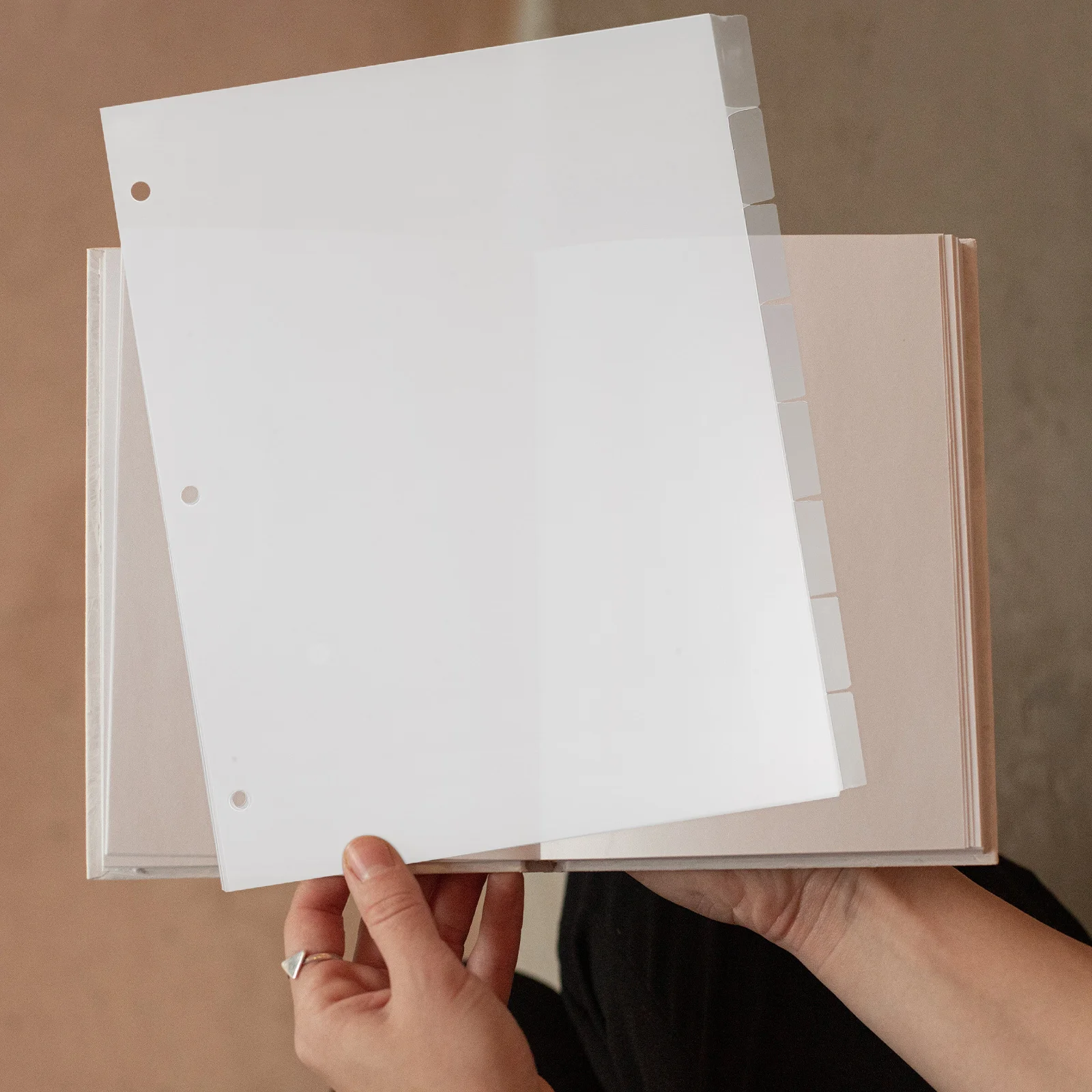 Index Insert For Binder A4 Detachable Planner Divider Pages Colorful Tabbed Separator Sheets File Organization Divider For