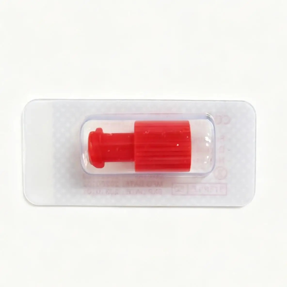 Sterile Combi Stopper Red Male Female Luer lock Design 50-100PCS Sealed Liquid Anti Leak Protection Independent Packaging