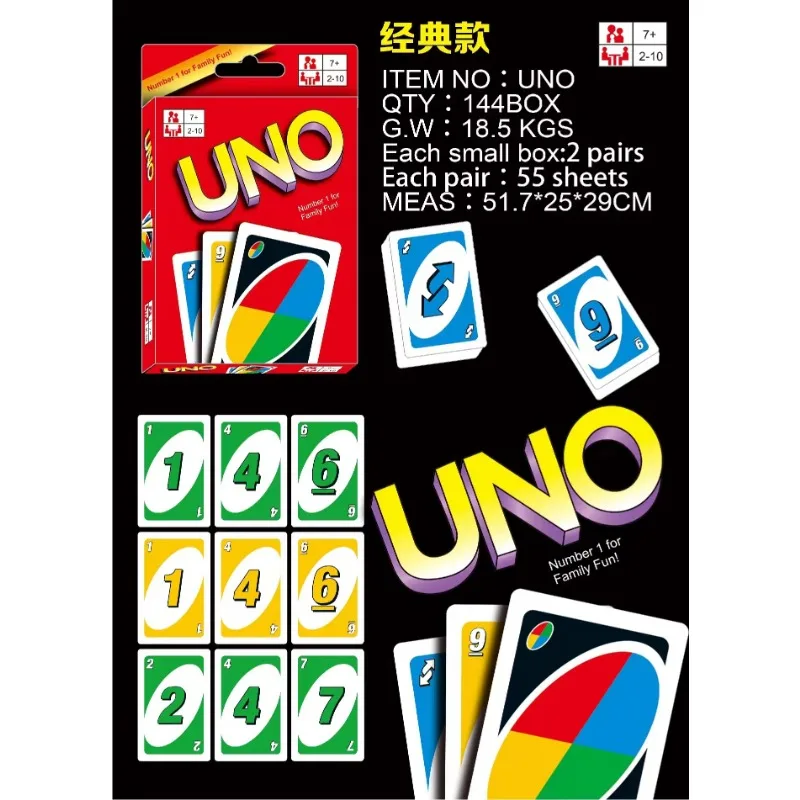 Mattel Games UNO Totoro Card Game for Family Night Featuring Tv Show Themed Graphics and a Special Rule for 2-10 Players