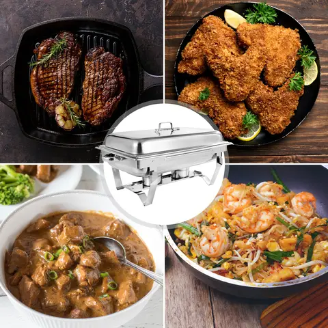 8 best sales बुफे वार्मर सेट - №5