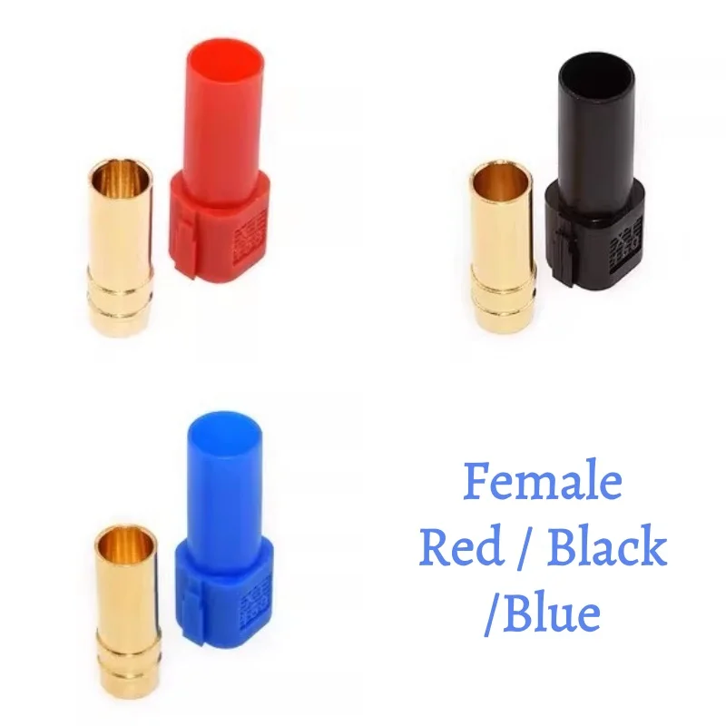 5pcs XT150 Connector Adapter 6mm Male/Female Plug High Rated Amps For RC LiPo Battery