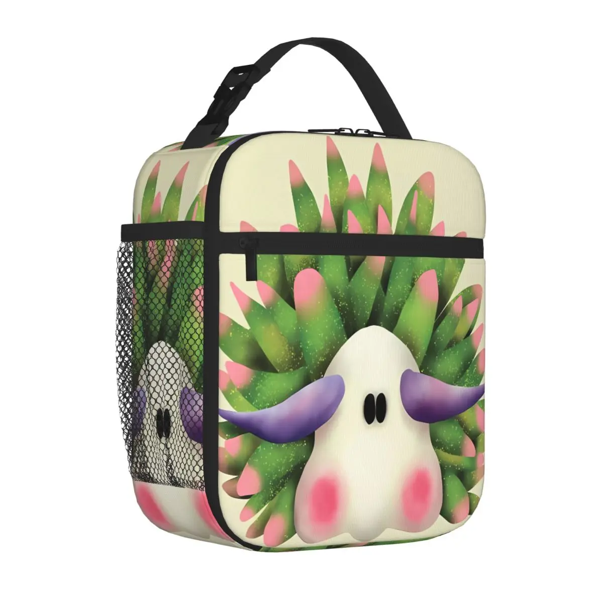 Bestselling Leaf Sheep Sea Slug Nudibranch Eco Friendly Insulated Tote Back To School Lunch Box Bag
