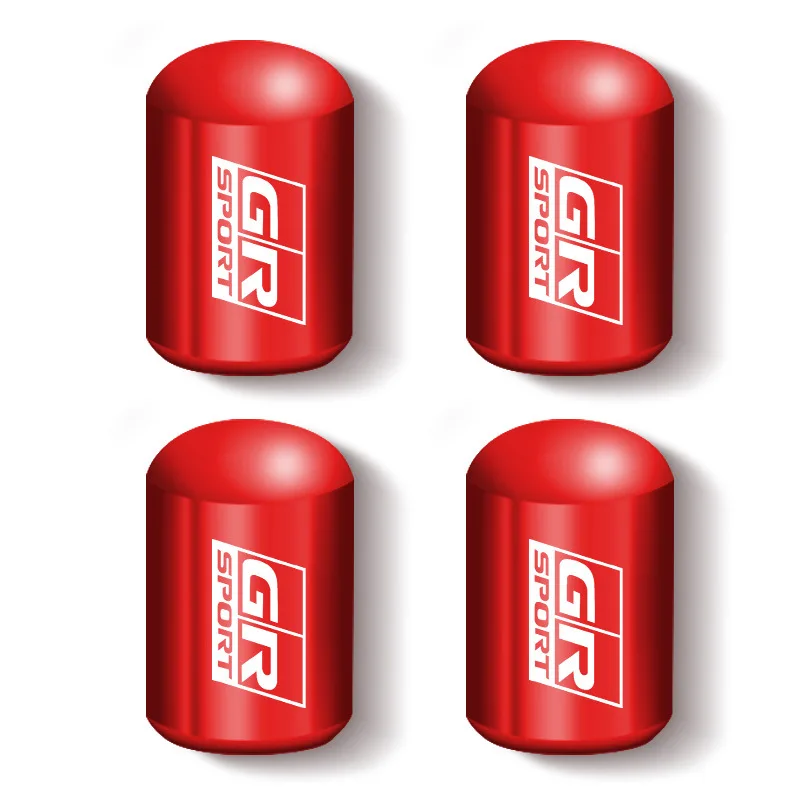 Laser car tire valve cap Laser gas nozzle cover Sport air valve core Anti-leakage universal nozzle cap