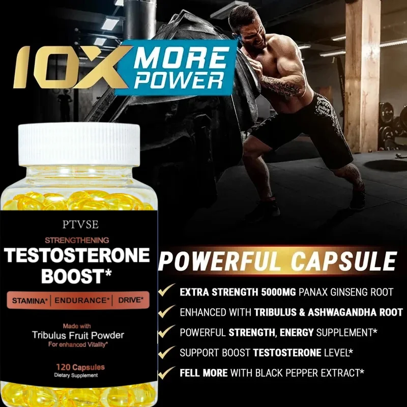 Turkesterone - Maximum Purity Extract - Boosts Energy Levels & Muscle Growth, Supports Focus - 60/120 Capsules