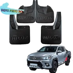 Car Mud Flaps Mud Guard For Toyota Hilux REVO 4WD 2015 2016 2017 2018 2019 2020 2021 Splash Guards Mud Flap Fenders Accessories