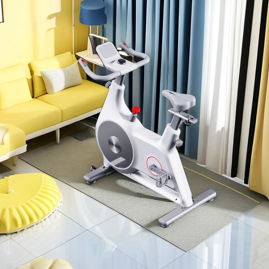 

2025 Portable Adjustable Speed Electric Spinning Bike Cardio Training Fly Wheel Workout