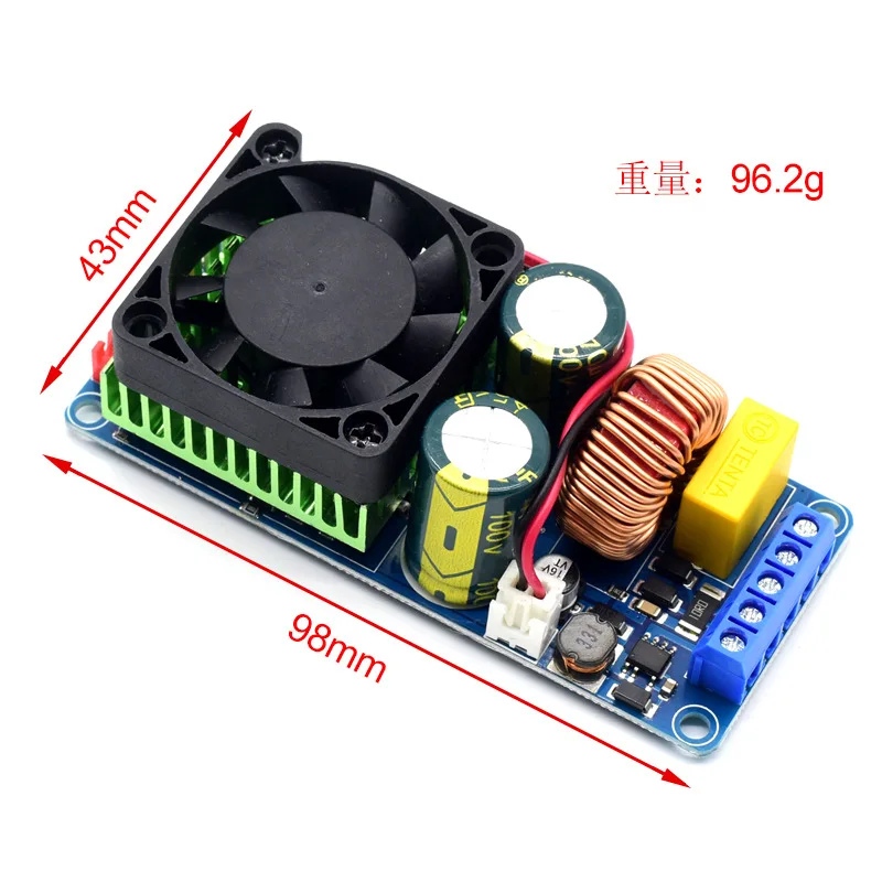 IRS2092S Mono Class D HIFI Digital Amp Board, 500W High Power Finished Amplifier, Outperforms LM3886
