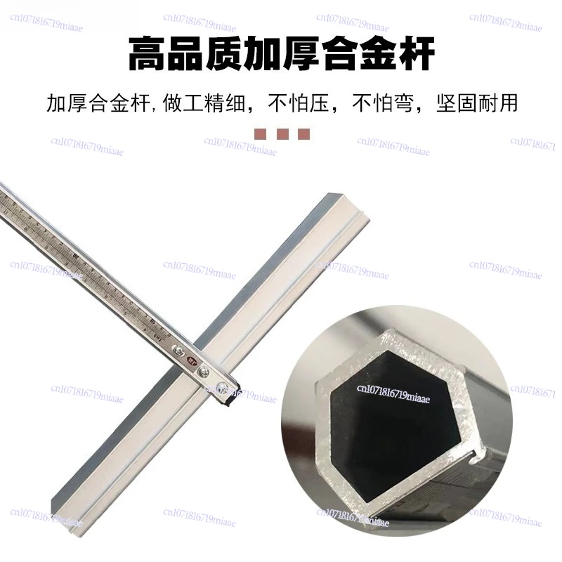G2 Male British Double Scale Oiling Nylon Pulley Aluminum Alloy Bold and Thickened T-shaped Glass Knife Glass Push Knife