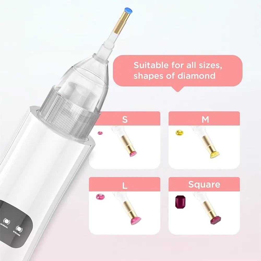 

Portable Automatic Diamond Painting Pen Adjustable Suction Mode DIY Electric Diamond Painting Pen Wireless Practical