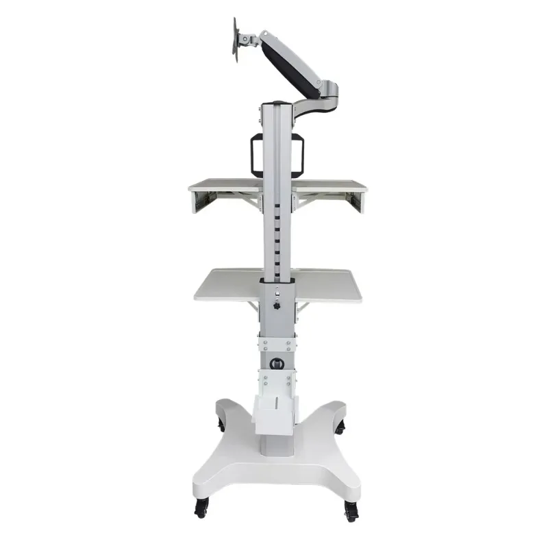 

Medical trolleys with steel brackets for oral scanners and scanners in hospitals and gyms