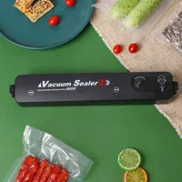 Furniture For 220V/110V Vacuum Sealer Packaging Machine Vacuum Bags Household Black Food Vacuum Sealer with Free 10pcs Electric