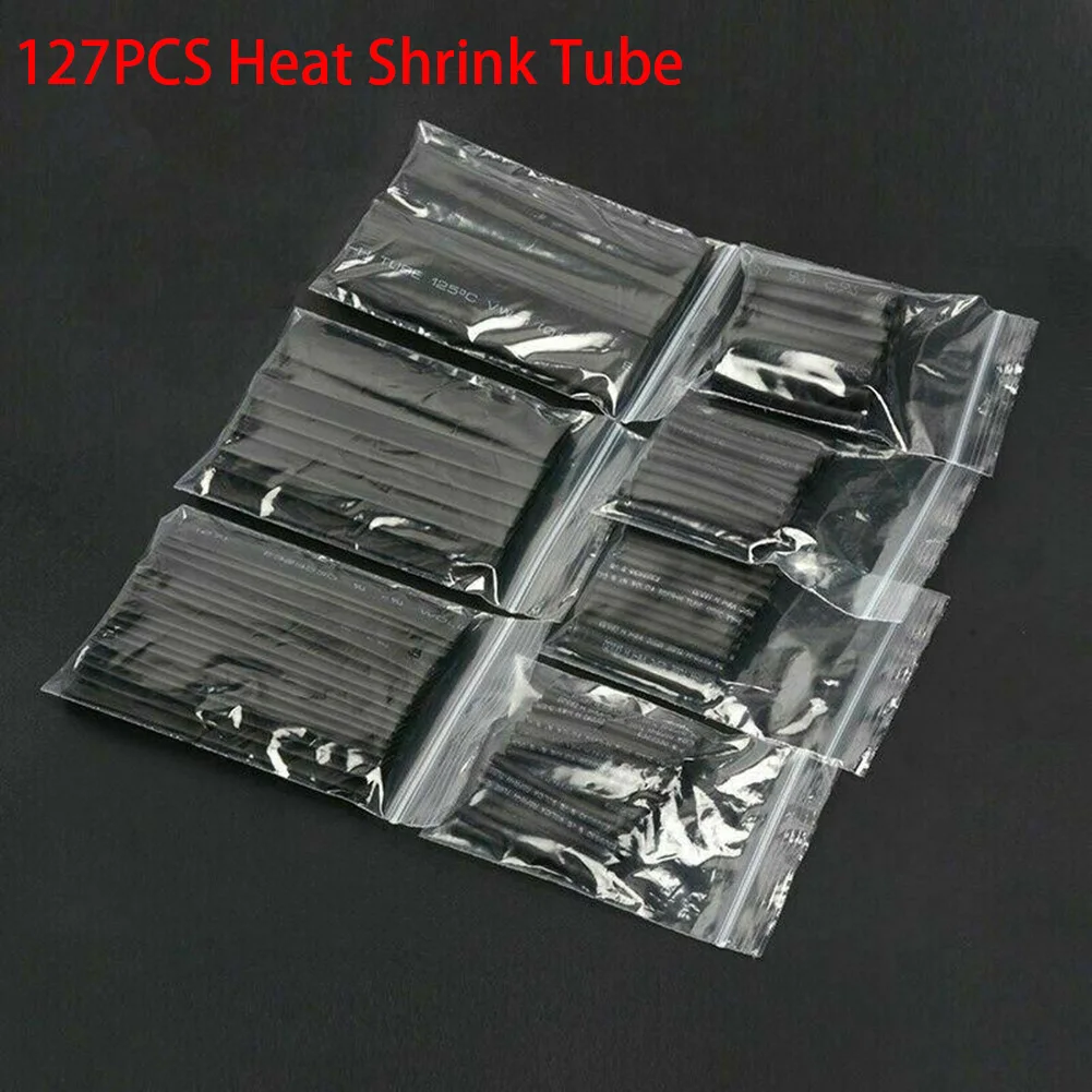 Heat Sleeve Dependable Electrical Cable Heat Shrink Tube Assorted Sleeve Set 127 Pcs 7 Sizes Suitable for Various Needs