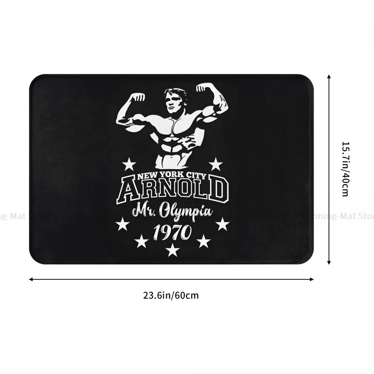 Non-slip Doormat Arnold Schwarzenegger Mr Olympia Living Room Bedroom Mat Outdoor Carpet Indoor Pattern Decor