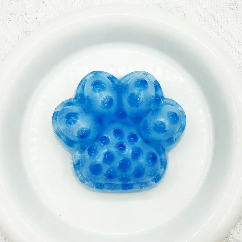 새로운 독특한 스퀴즈 여드름 압박 완화 장난감 부드러운 고양이 발바닥 모양의 압박 해소 장난감 스트레스 해소 피젯 토이