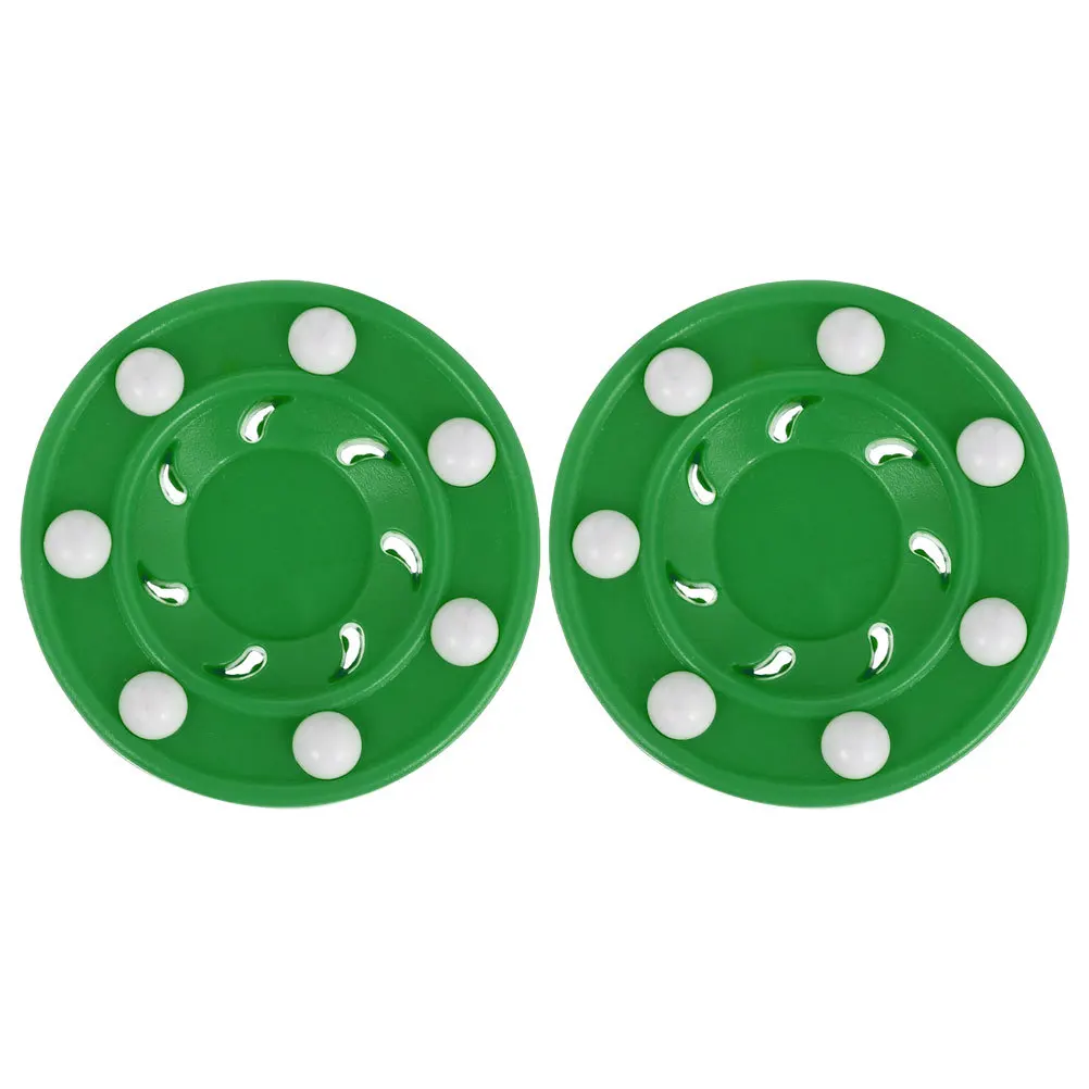 

2Pcs Hockey Puck Lightweight High Density Plastic Training Puck for Roller Ice Hockey Practice Speed Passing Drills Reusable