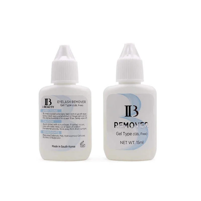 Intelash-Gel dissolvant pour extensions de cils, apprêt de colle, durcisseur adhésif professionnel, super bonder, cils transparents, 2 bouteilles