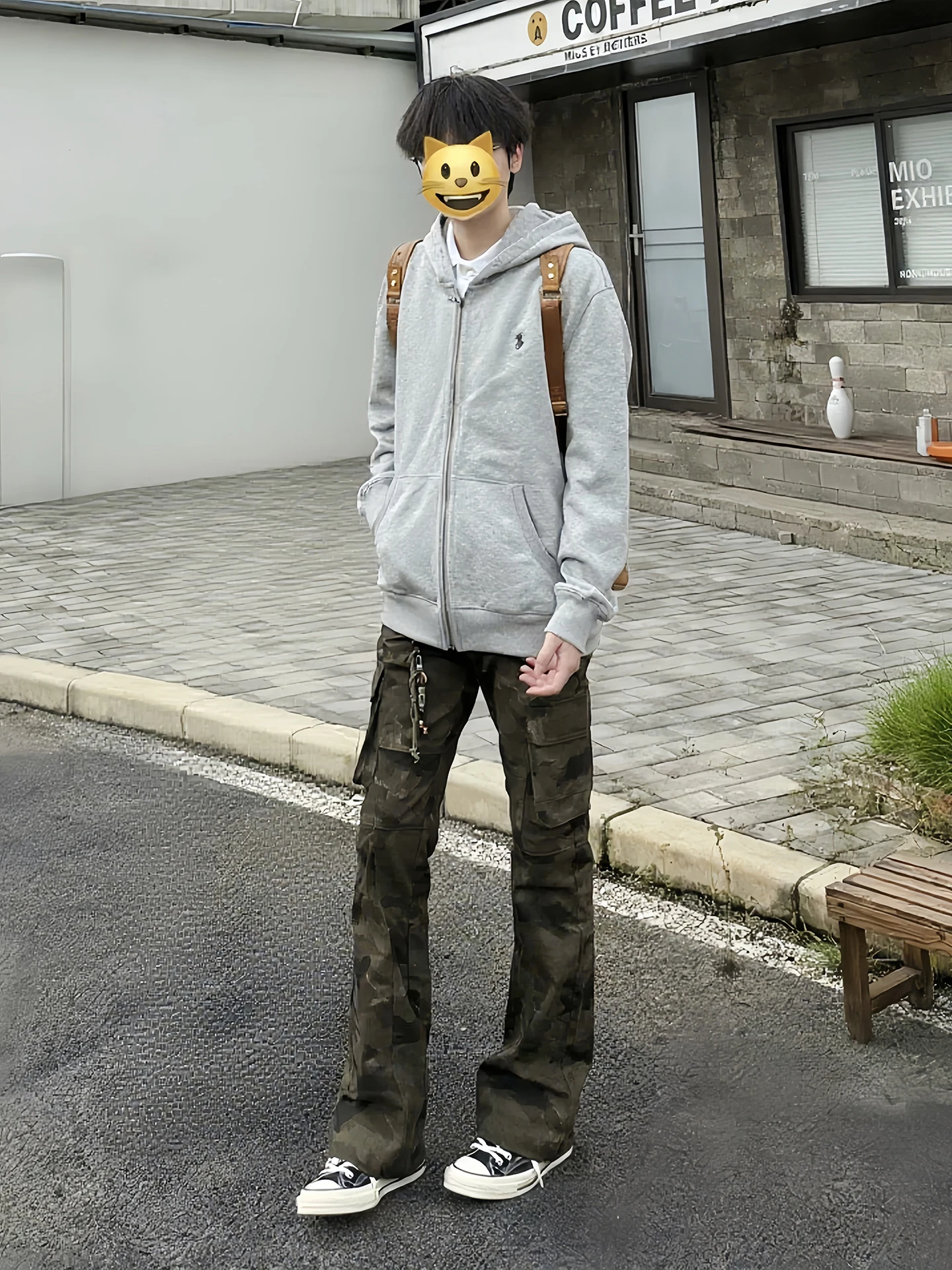 

Американские камуфляжные брюки-карго с широкими штанинами, джинсы с высокой талией и прямыми штанинами, повседневные молодежные модные брюки с эффектом похудения