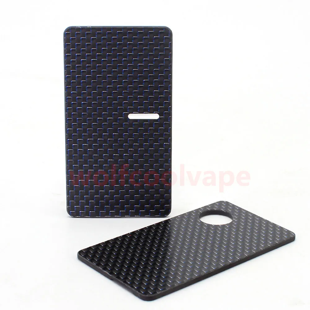 Round Replacement Front + Back Cover Panel Plate for dotMod dotAIO V2 Pod Carbon Fiber