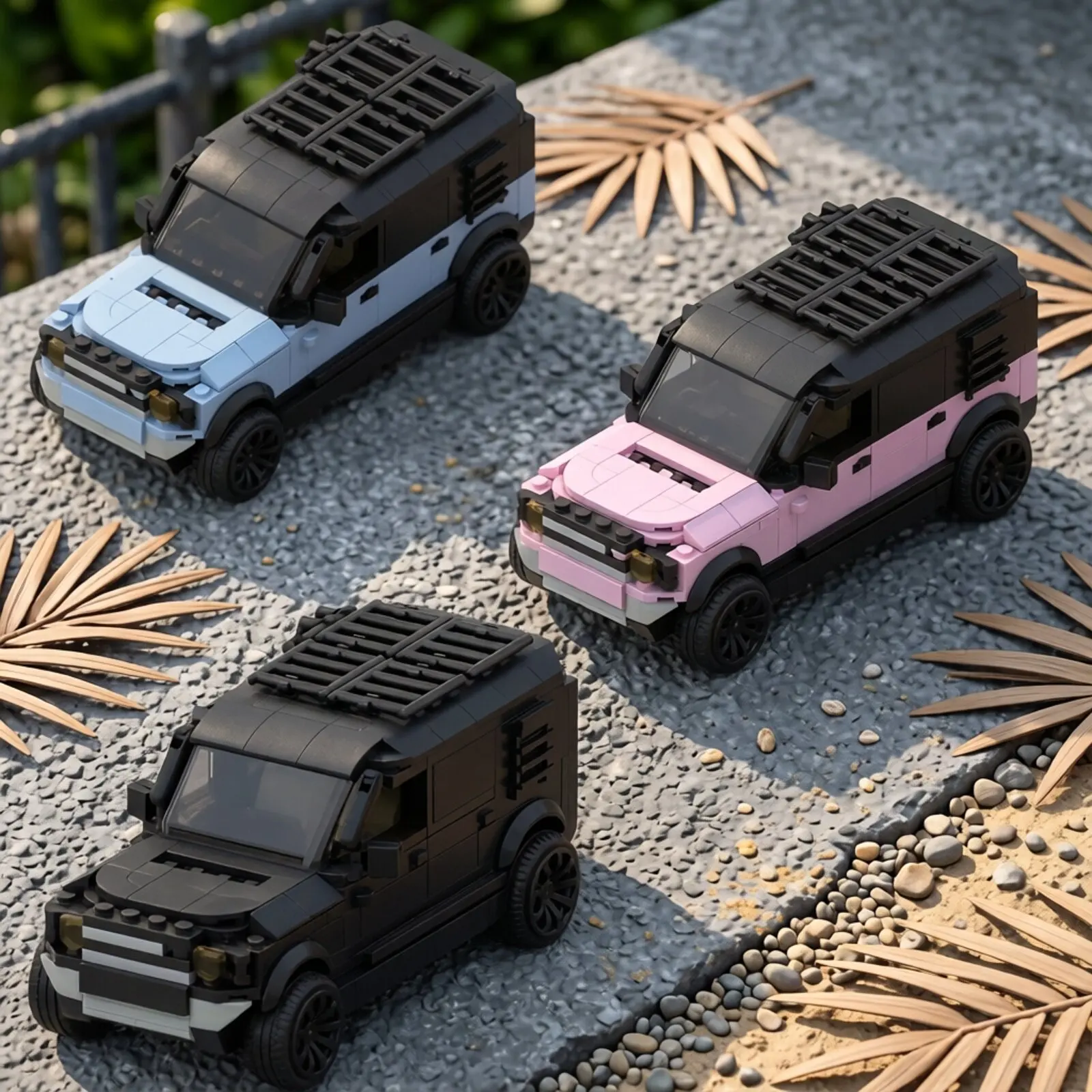 MOC Kreative Bausteine Stadt-Sportwagen Technisches Renn-SUV Geländewagen-Modell DIY Kinder-Puzzle Bausatz Spielzeug Geburtstagsgeschenk für Jungen – Detail 1
