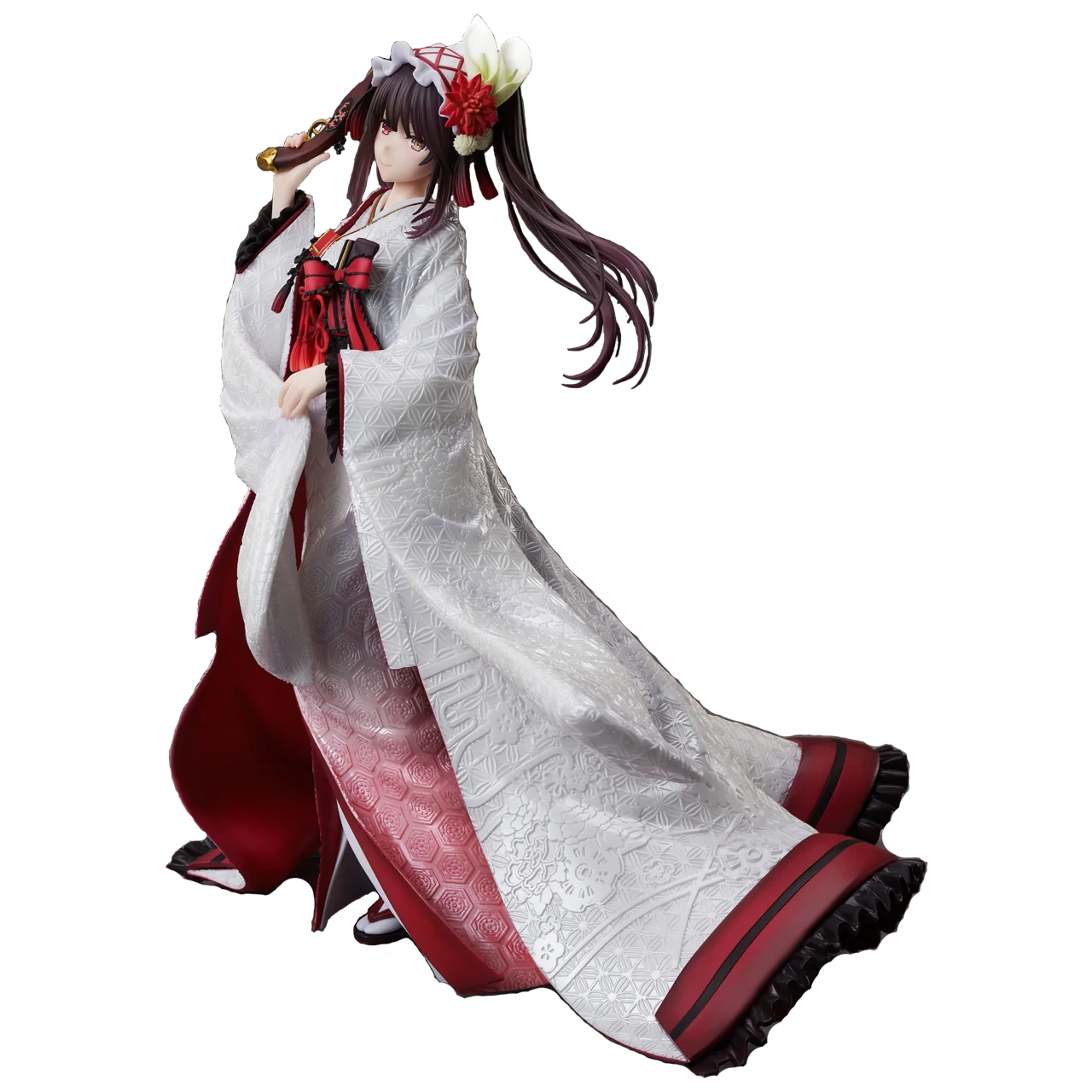 Original F:NEX Tokisaki Kurumi Date A Live White Dress Anime Figure Kids toy Christmas gift