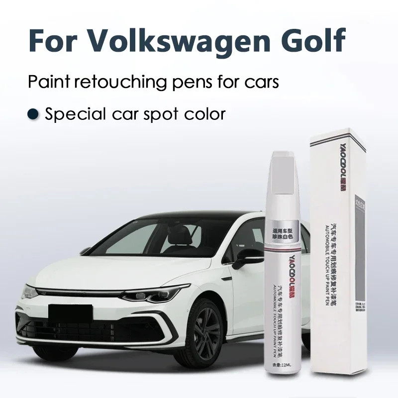 

For Volkswagen Golf Car Paint Touch-up Pen Scratch Repair Kit Paint Care Wax Spray Paint Trace Remover Crystal Silver LX7W
