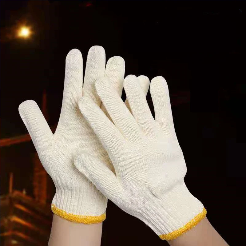 

NMSafety 12Pairs Lightweight Knitted Cotton Safety Work Gloves Elastic Reusable Washable Gloves for Versatile Protection