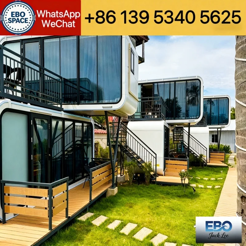 40ft Container House Folding House Mobile House Mini Cabin Long Life Factory Direct Sales Folding House